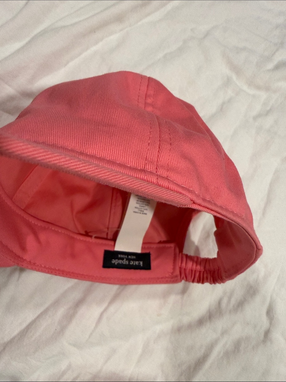 kate spade Pink Cotton Visor Hat